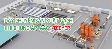 Dây chuyền sản xuất gạch khí chưng áp AAC – TEEYER